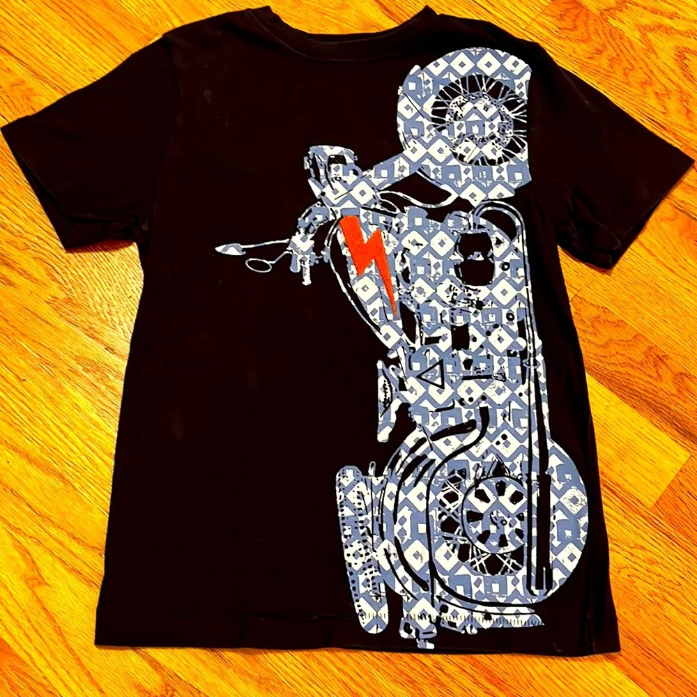 Gymboree Silkscreened and Embroidered Tee